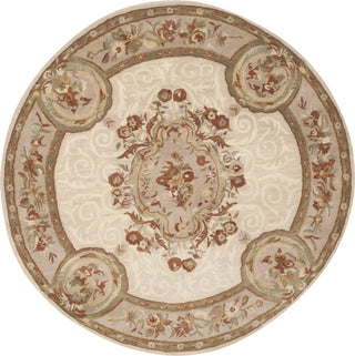 Safavieh Empire Em414 Ivory/Light Grey Area Rug Round