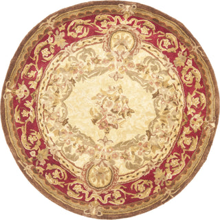 Safavieh Empire Em415 Light Gold/Red Area Rug Round