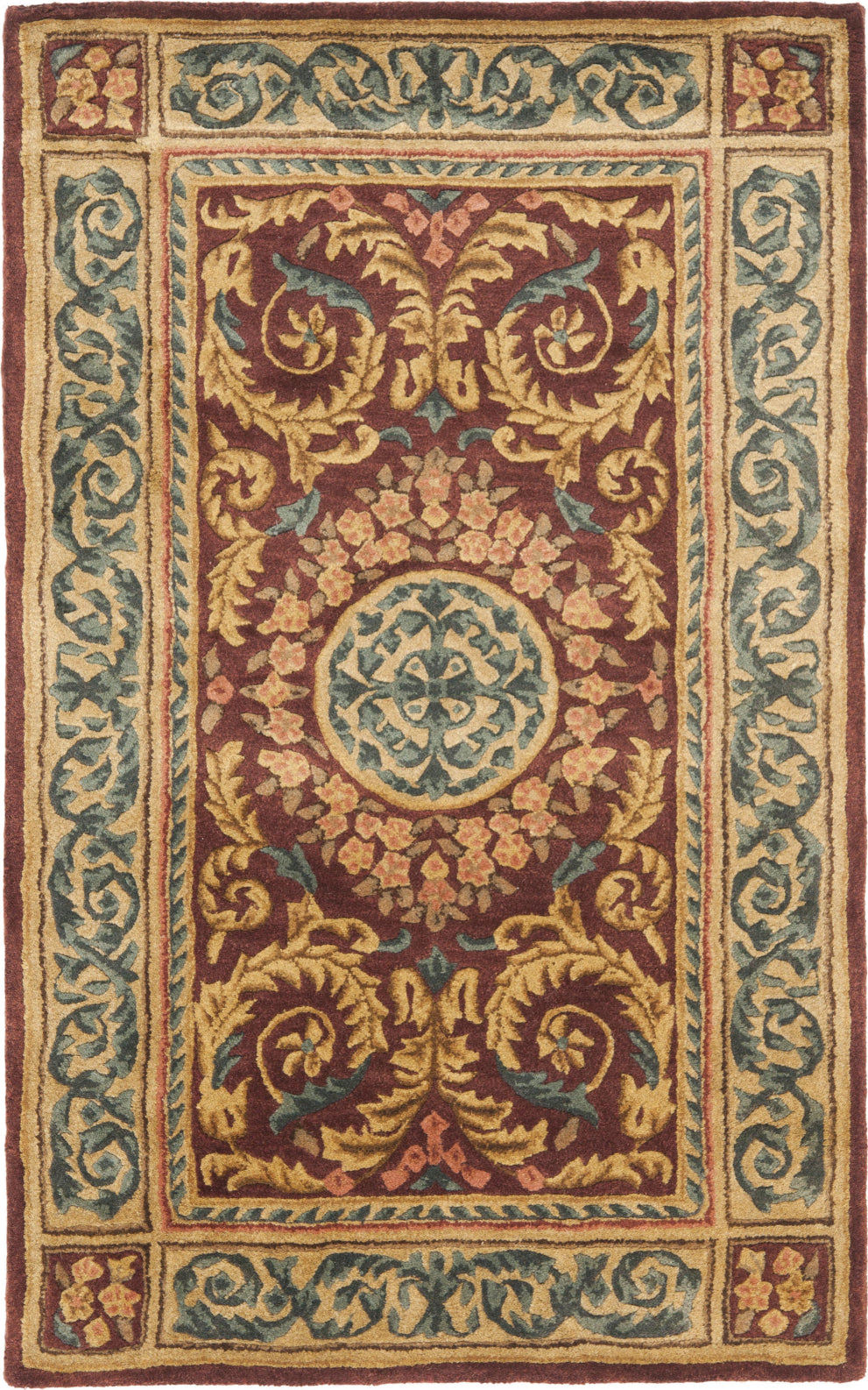 Empire Style Rug Safavieh Empire 459 Burgundy Area Rug – Incredible Rugs and Decor