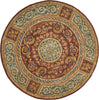 Safavieh Empire Em421 Burgundy/Gold Area Rug Round