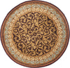 Safavieh Empire Em425 Brown/Blue Area Rug Round