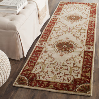 Safavieh Empire 459 Ivory/Red Area Rug Room Scene Feature