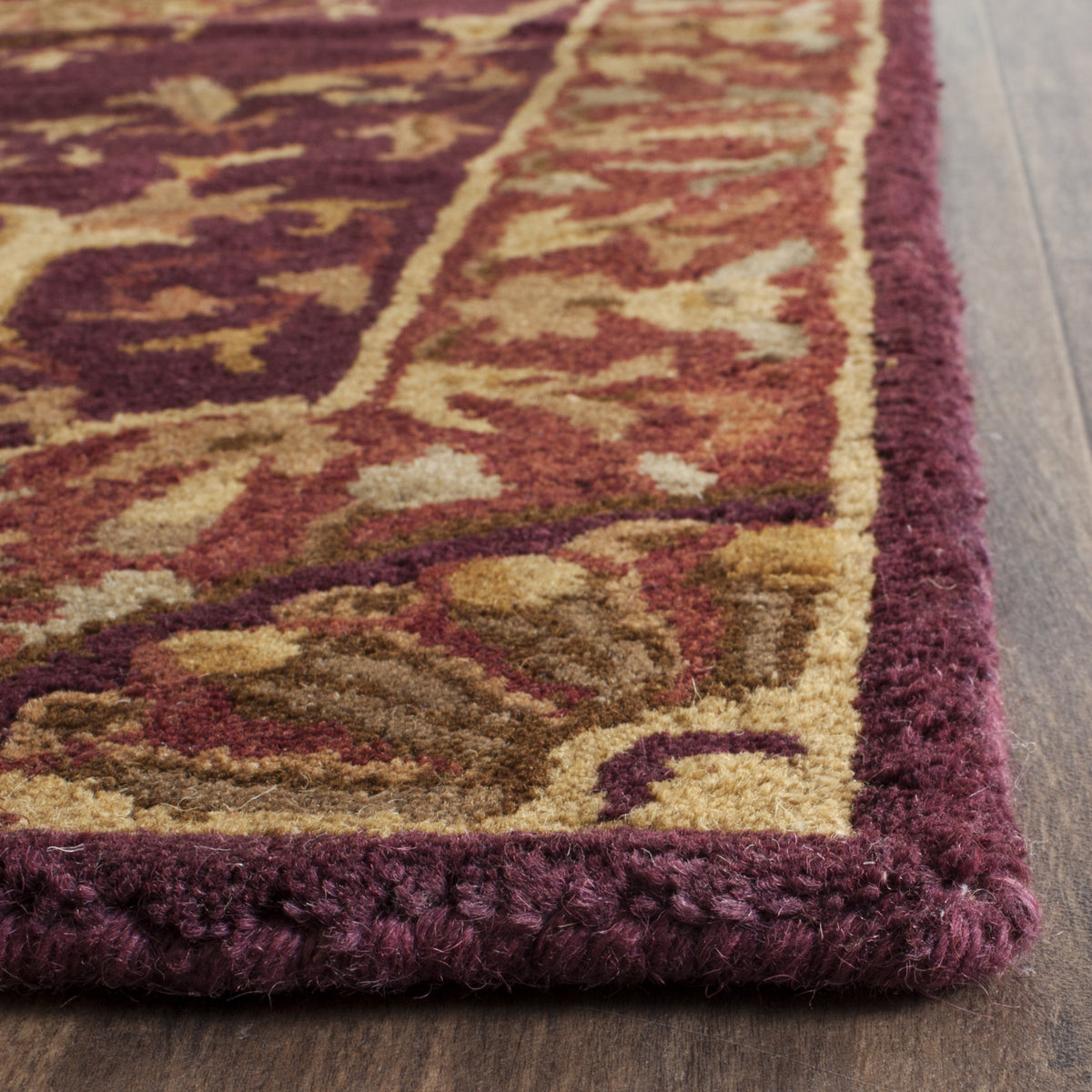 Safavieh - Runner Lana Burgundy E Oro 2'6x10', Tradizionale Europeo Handmade - Foto 10
