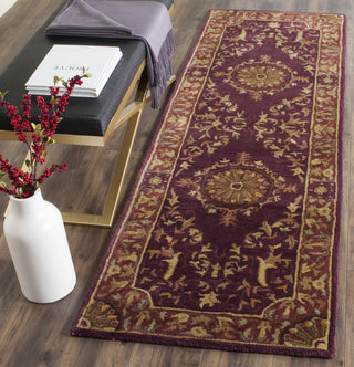 Safavieh Empire 459 Burgundy Area Rug Room Scene Feature