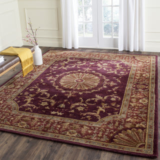 Safavieh Empire 459 Burgundy Area Rug Room Scene