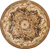 Safavieh Empire Em823 Brown/Beige Area Rug Round