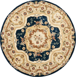 Safavieh Empire Em824 Navy/Beige Area Rug Round