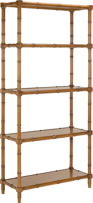 Safavieh Ebo Modern Coastal 4 Tier Etagere Brown Furniture 