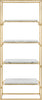 Safavieh Fiora 4 Tier Etagere Gold and White Furniture 