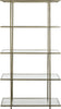 Safavieh Francis 5 Tier Etagere French Silver and Clear Furniture main image
