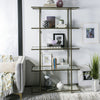 Safavieh Francis 5 Tier Etagere French Silver and Clear Furniture  Feature
