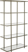 Safavieh Francis 5 Tier Etagere French Silver and Clear Furniture 
