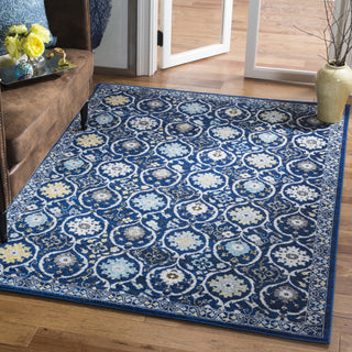 Safavieh Evoke EVK210A Royal/Ivory Area Rug  Feature