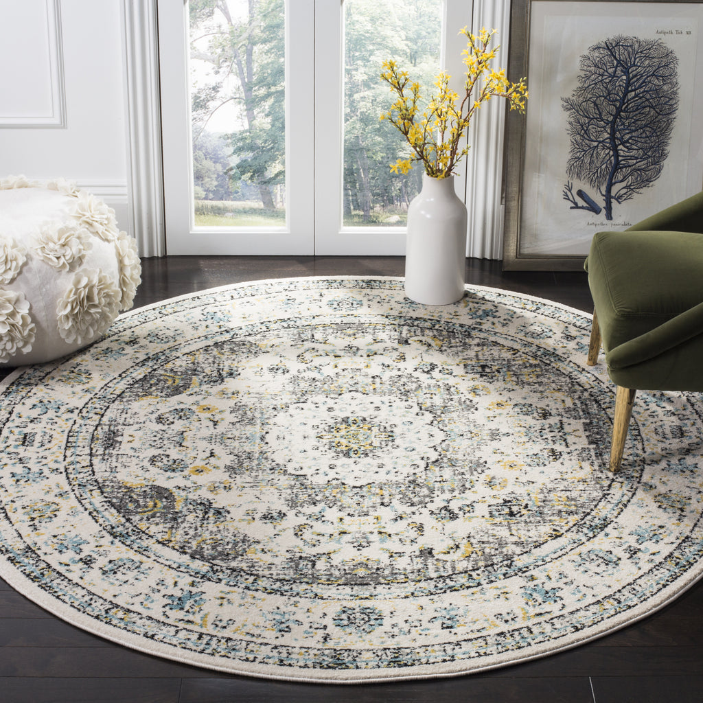 Safavieh Evoke EVK220B Grey/Gold Area Rug Incredible Rugs and Decor