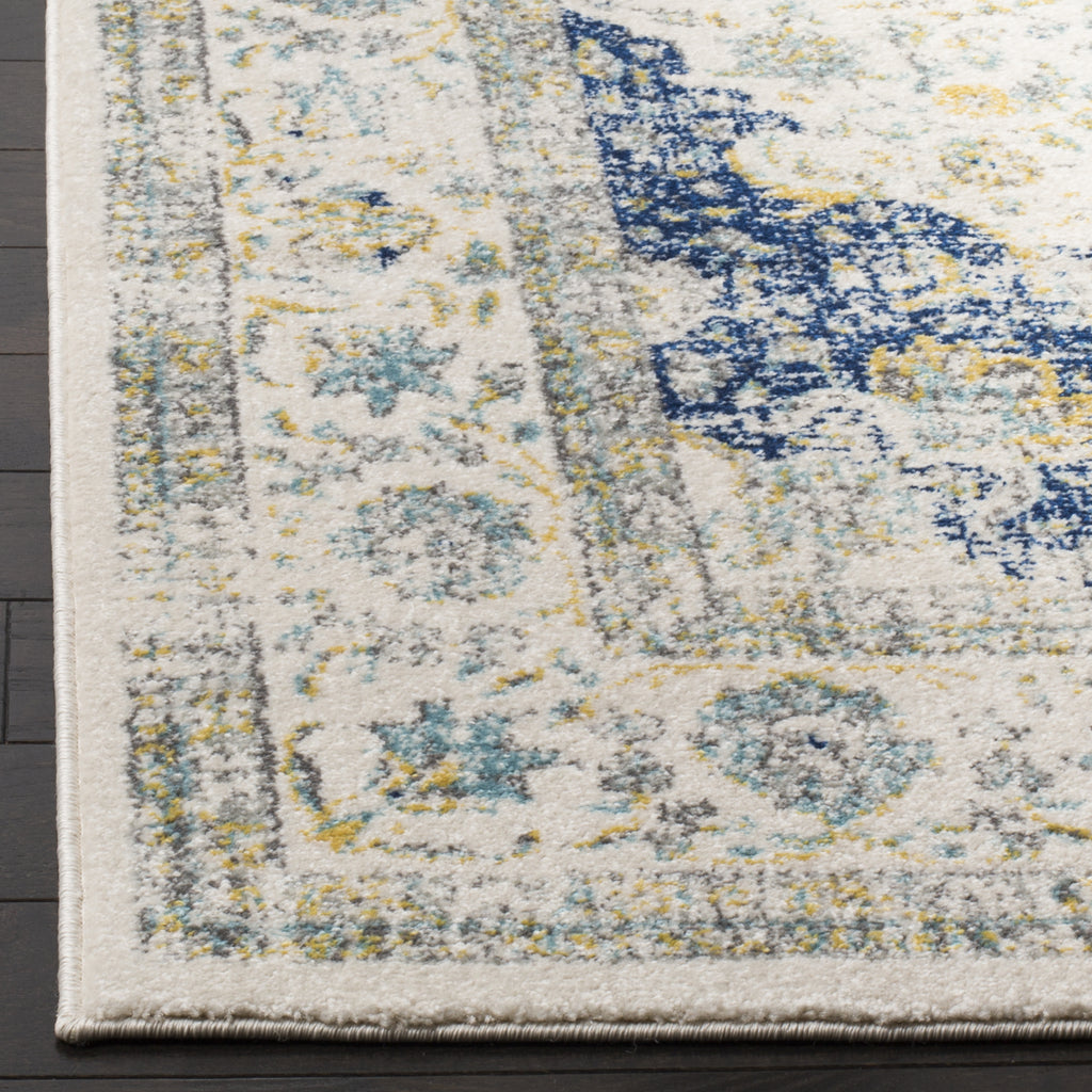 Safavieh Evoke EVK220C Ivory/Blue Area Rug Incredible Rugs and Decor