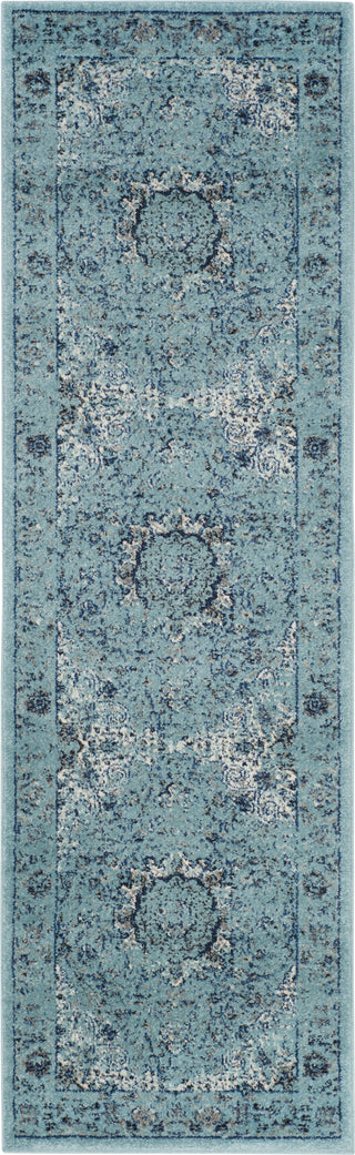 Safavieh Evoke EVK220E Light Blue/Light Blue Area Rug 