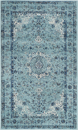 Safavieh Evoke EVK220E Light Blue/Light Blue Area Rug 