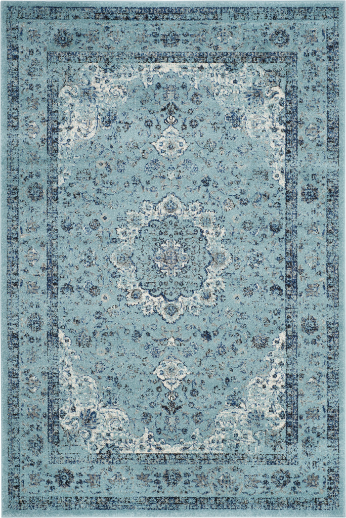 Safavieh Evoke EVK220E Light Blue/Light Blue Area Rug main image
