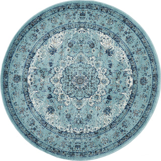 Safavieh Evoke EVK220E Light Blue/Light Blue Area Rug 