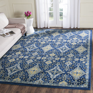 Safavieh Evoke EVK224A Royal/Ivory Area Rug  Feature