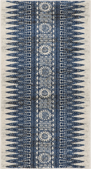 Safavieh Evoke EVK226C Ivory/Blue Area Rug 