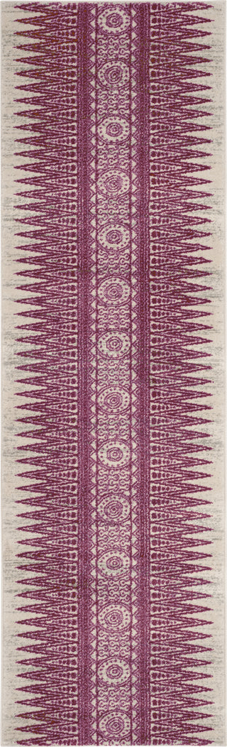 Safavieh Evoke EVK226F Ivory/Fuchsia Area Rug 