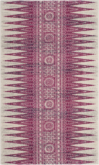 Safavieh Evoke EVK226F Ivory/Fuchsia Area Rug 