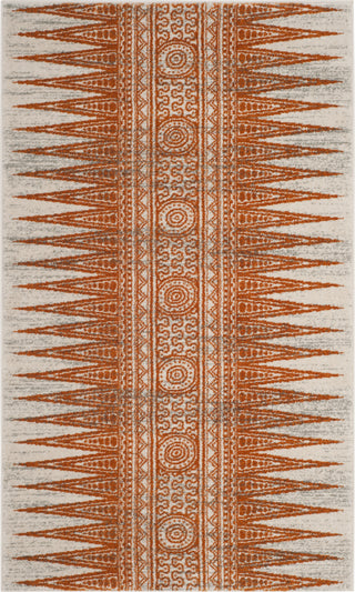 Safavieh Evoke EVK226S Ivory/Orange Area Rug 