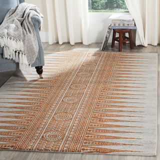 Safavieh Evoke EVK226S Ivory/Orange Area Rug  Feature