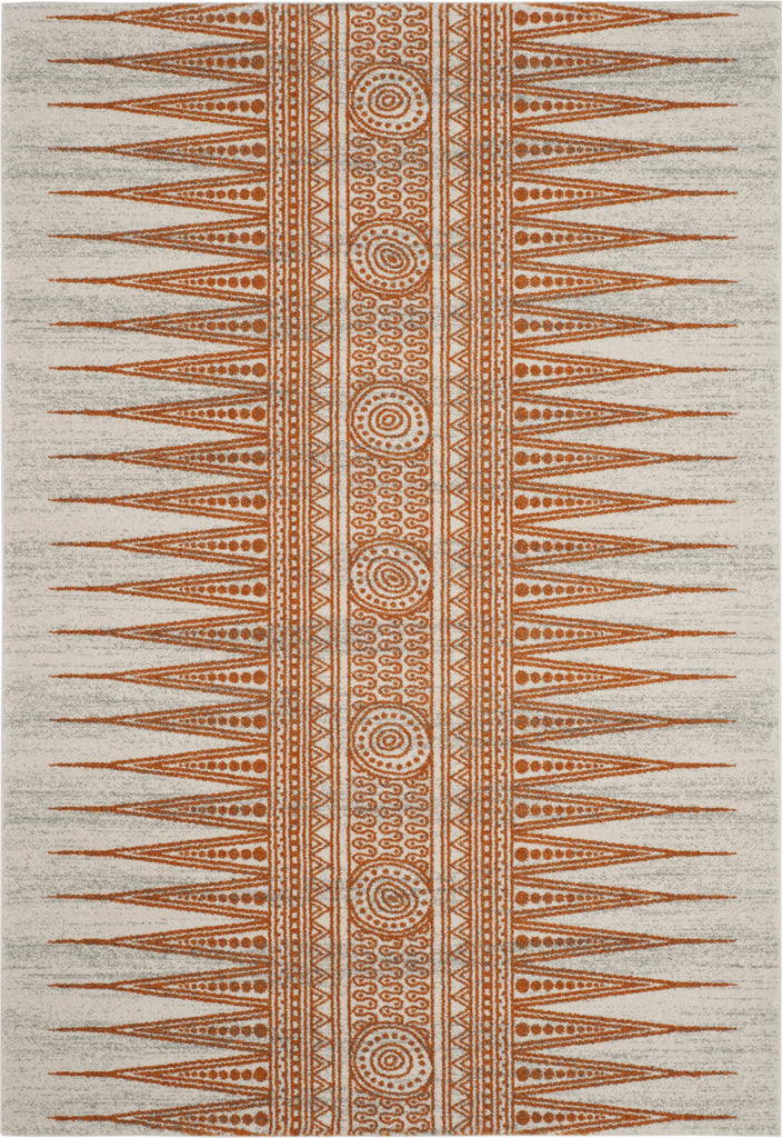 Safavieh Evoke EVK226S Ivory/Orange Area Rug main image
