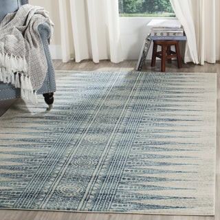 Safavieh Evoke EVK226T Ivory/Turquoise Area Rug  Feature