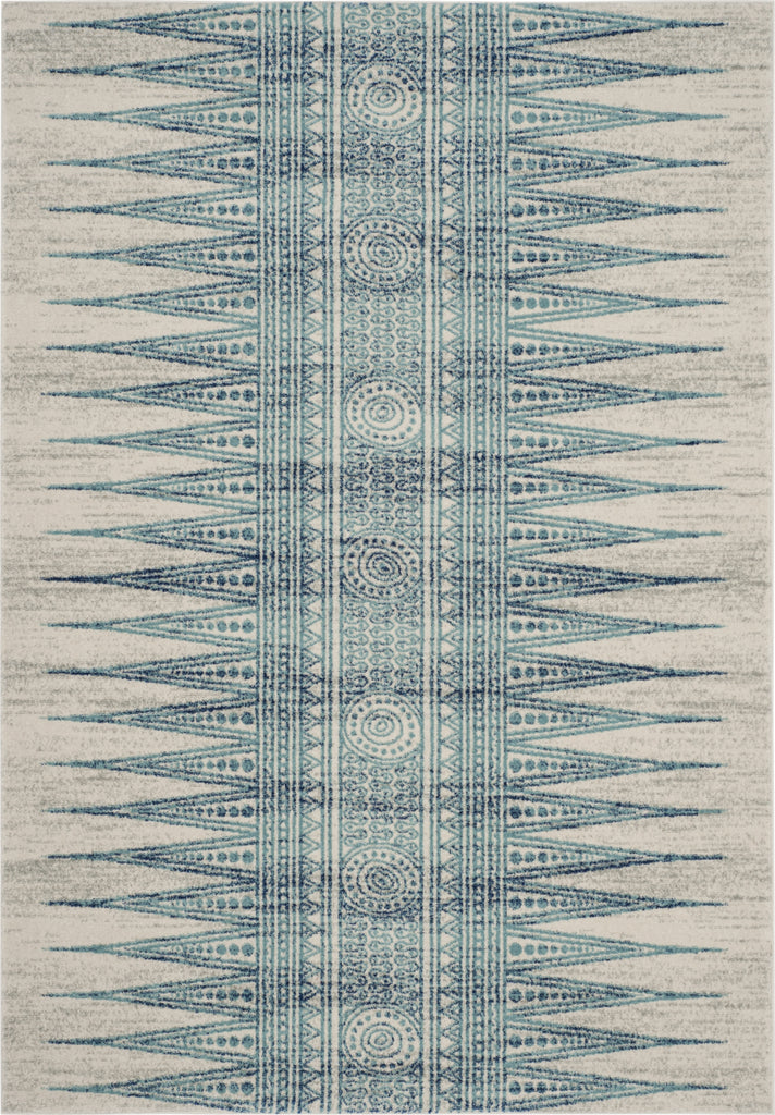 Safavieh Evoke EVK226T Ivory/Turquoise Area Rug main image