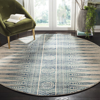 Safavieh Evoke EVK226T Ivory/Turquoise Area Rug 