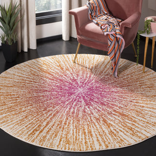 Safavieh Evoke EVK228R Fuchsia/Cream Area Rug 