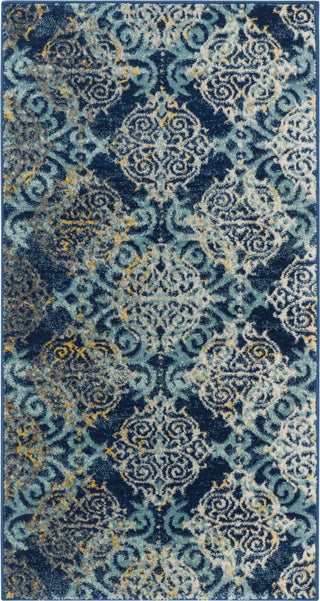 Safavieh Evoke EVK230A Royal/Light Blue Area Rug 