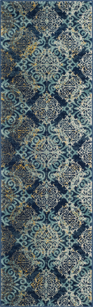 Safavieh Evoke EVK230A Royal/Light Blue Area Rug 