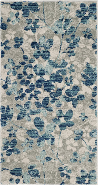 Safavieh Evoke EVK236J Grey/Light Blue Area Rug 