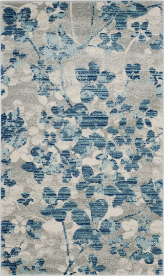 Safavieh Evoke EVK236J Grey/Light Blue Area Rug 