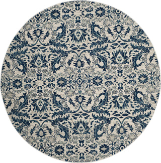 Safavieh Evoke EVK238C Ivory/Blue Area Rug 