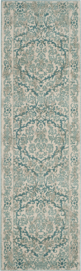 Safavieh Evoke EVK242C Ivory/Light Blue Area Rug 