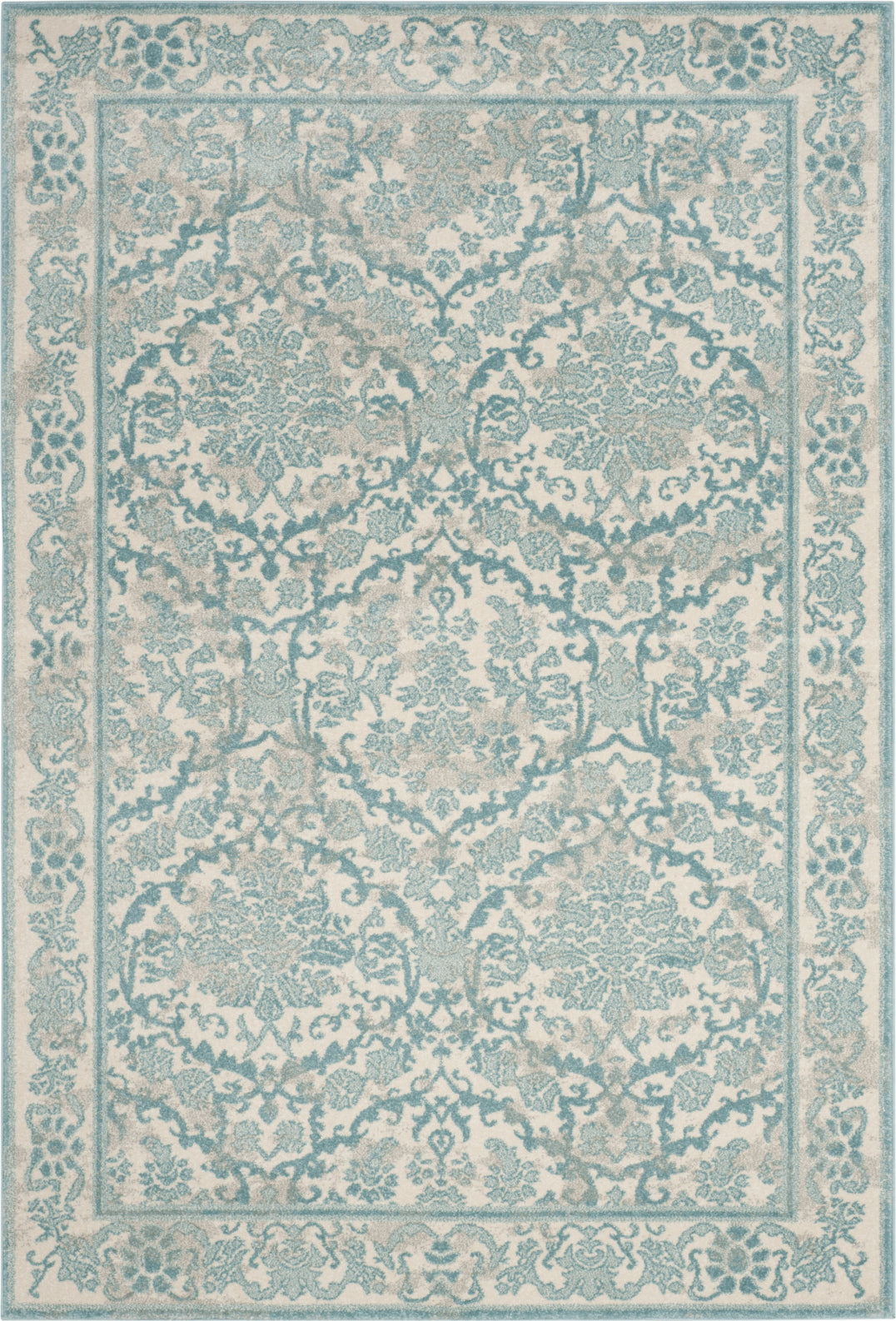 Safavieh Evoke EVK270D Light Blue/Ivory Area Rug – Incredible Rugs and ...