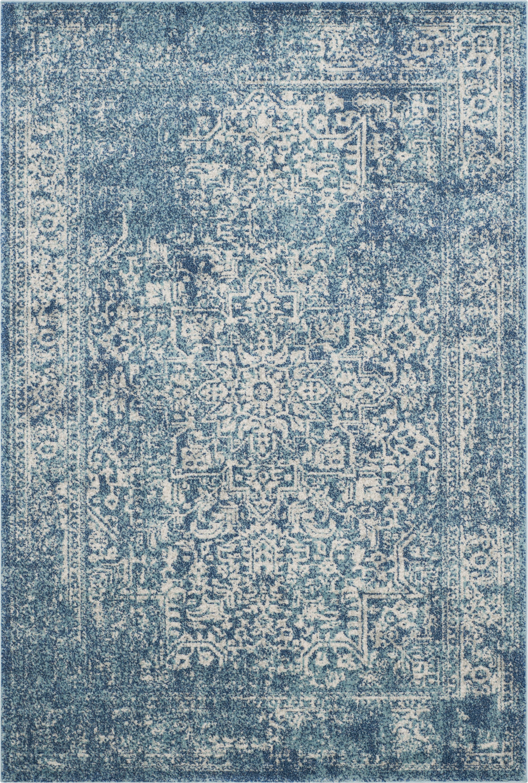 Safavieh Evoke EVK256C Blue/Ivory Area Rug – Incredible Rugs and Decor