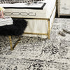 Safavieh Evoke EVK260T Ivory/Black Area Rug 