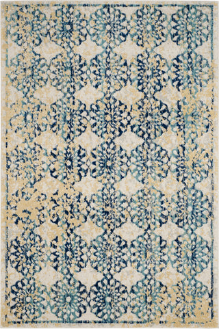 Safavieh Evoke EVK262C Ivory/Blue Area Rug 