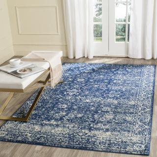 Safavieh Evoke EVK270A Navy/Ivory Area Rug  Feature