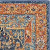 Safavieh Evoke EVK275C Blue/Orange Area Rug 