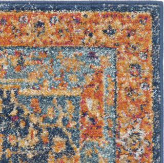 Safavieh Evoke EVK275C Blue/Orange Area Rug 