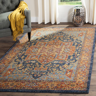 Safavieh Evoke EVK275C Blue/Orange Area Rug 