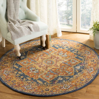 Safavieh Evoke EVK275C Blue/Orange Area Rug 