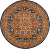 Safavieh Evoke EVK275C Blue/Orange Area Rug 